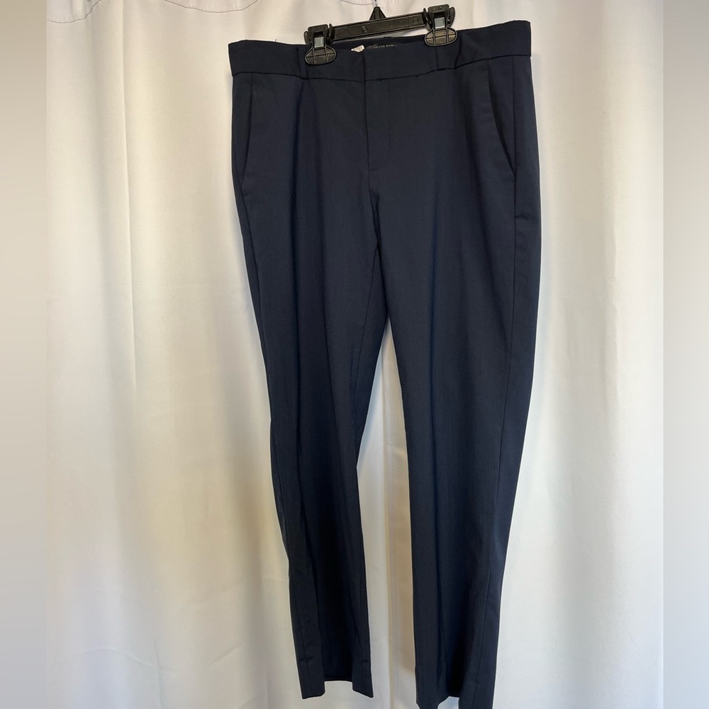 Banana Republic Navy Dress Pants - Tailored Straight Leg